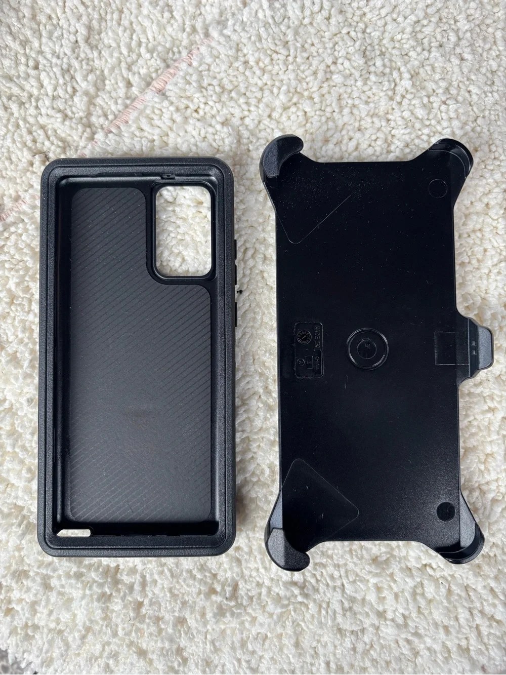 Samsung Galaxy note 20 ultra Black phone case and clip ✅✅🔥🔥